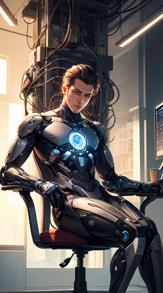 08831-1110905137-a hyperrealistic painting of a human cyborg sitting in a chair with limbs stretched out, tied with electrical cables connected t.png